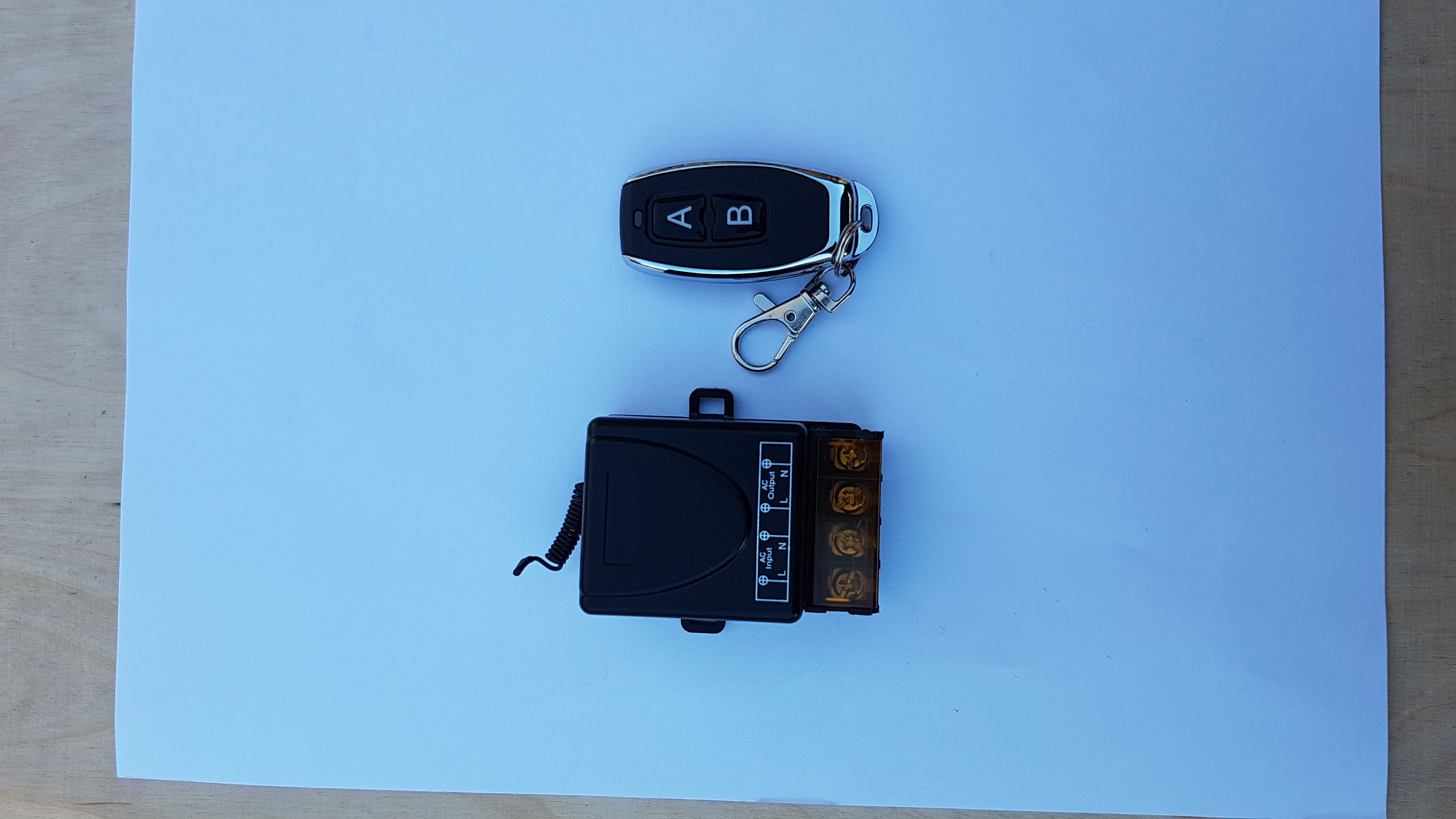 bezprzewodowy pilot przełącznik AC 110V 220V 30A rys.3